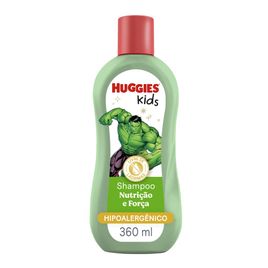 Shampoo Huggies Kids Nutrição e Força Hulk 360 ml