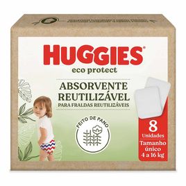 Absorvente Reutilizável para Fralda Huggies Eco Protect