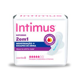 Absorvente Externo INTIMUS 2 em 1 Noturno