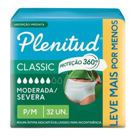 Roupa Íntima Plenitud Classic para Incontinência
