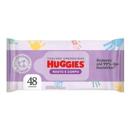 Lenços Umedecidos Huggies Rosto e Corpo Hipoalergênico