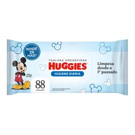 Lenço Umedecido Huggies Higiene Diária Rendem 2x Mais