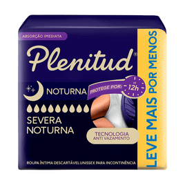 Roupa Íntima Plenitud Noturna para Incontinência